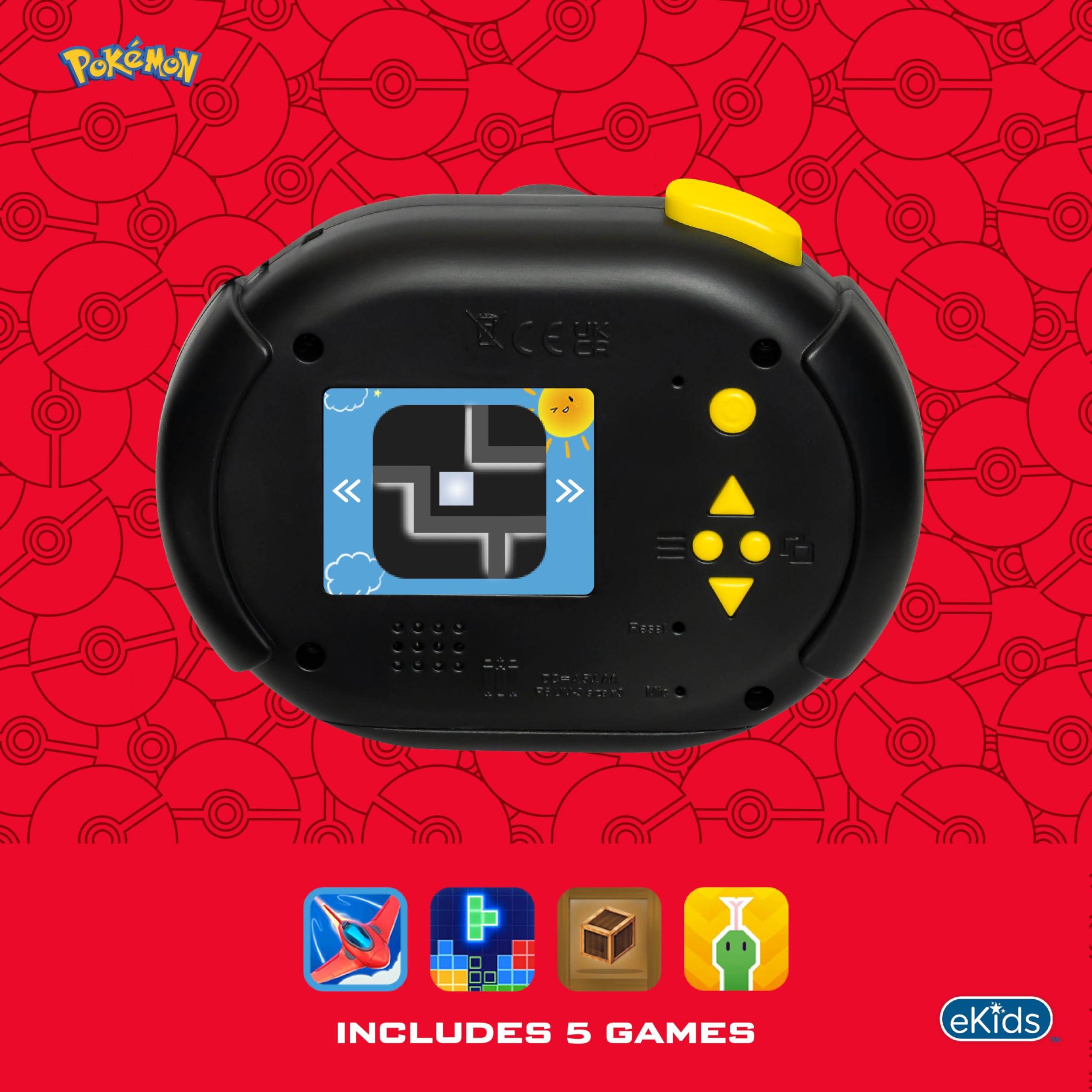 eKids ekids Pokemon Kids Camera with SD Card, Digital Camera for Kids with Video Recording, Built-in Digital Stickers for Fans of Pokemon Gifts