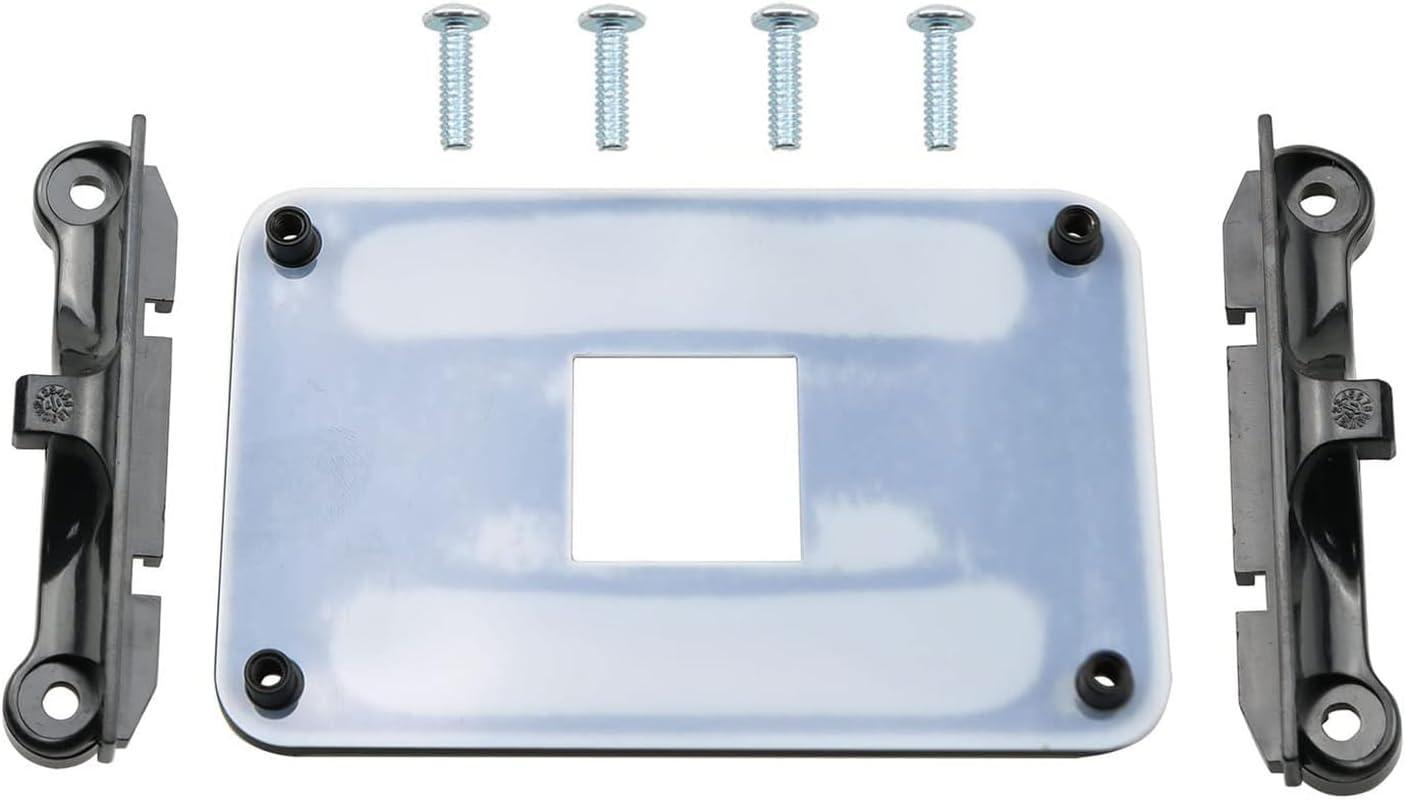 Jingelmall AM4 Backplane CPU Heatsink Mount Bracket Back Plate Motherboard CPU Fan CPU Fan Cooling Mounting Sheet Plate Water Cooling Mounting Sheet Plate for AM4 AMD Socket Genuine Quality (Black)