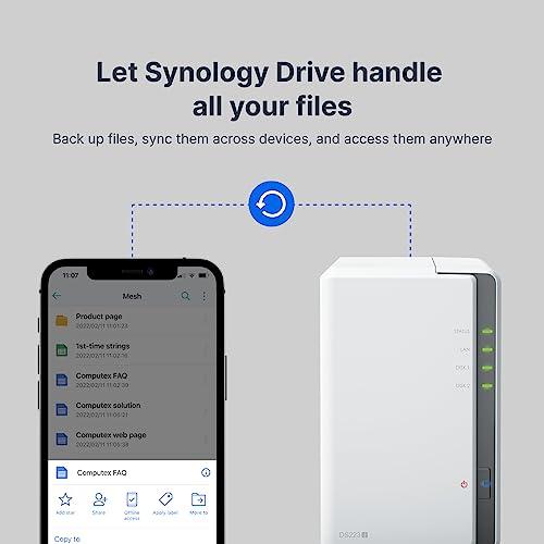 Synology Synology 2-Bay DiskStation DS223j (Diskless)