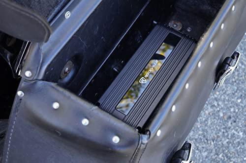 Audiosavings Audiosavings Bundle: (2) Kicker 47PSMB32 3\" 100w PSM Motorcycle/ATV Handlebar Speakers in Black PSMB32 Bundle with Rockville ATV220 2 Channel UTV/Motorcycle Bluetooth Amplifier IP65 Micro (2 Items)