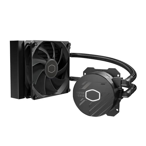 Cooler Master Cooler Master 120L Core Close-Loop AIO Liquid Cooler, R7|i5 Gen S Dual Chamber Pump, 120mm PWM, 120mm Radiator, White Lighting, AMD Ryzen AM5|4, Intel LGA 1851|1700 Platform