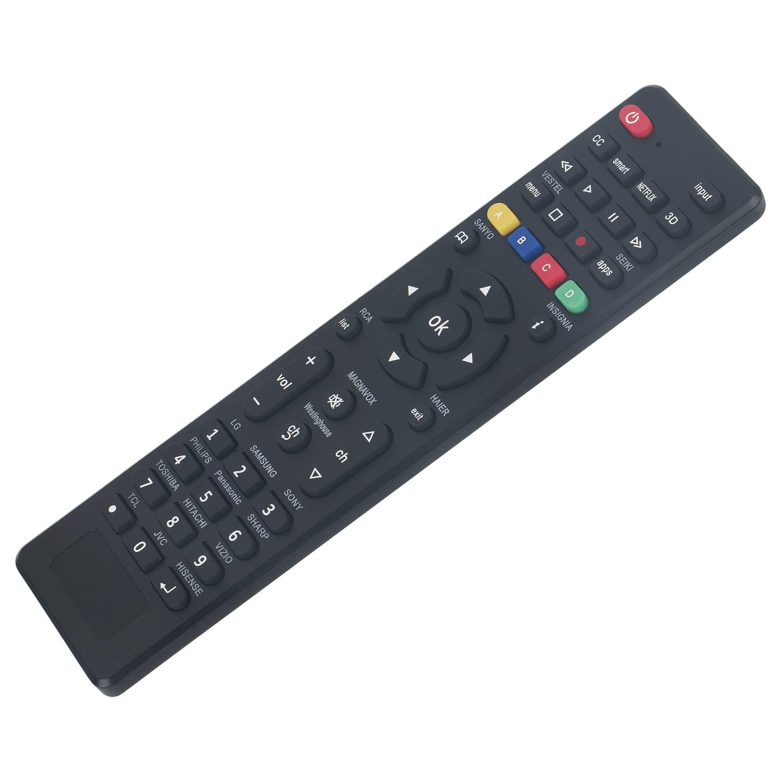 PERFASCIN PerFascin Universal Remote Control RC-G008 fit for Samsung, Sony, LG,Philips, Sharp, Sanyo, Insignia, Hisense, Panasonic, Toshiba, Hitachi, TCL Smart TVs and More Brands of TV