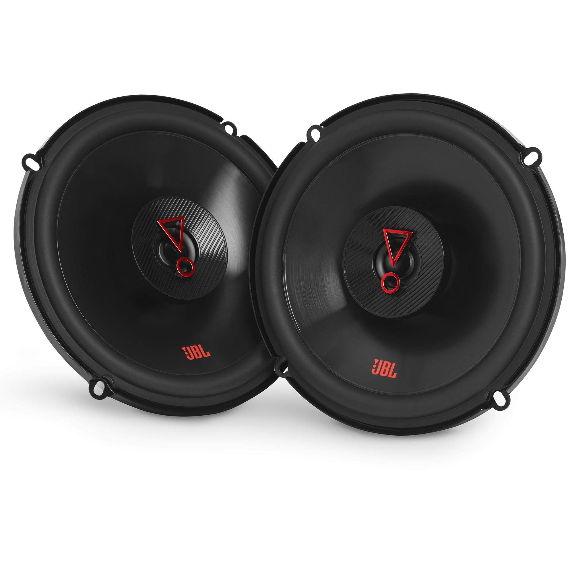JBL JBL Stage3627FAM Stage3 6-1/2" Two-Way Car Audio Speakers - No Grills with RKFR6 Fast Rings 6" & 6.5"