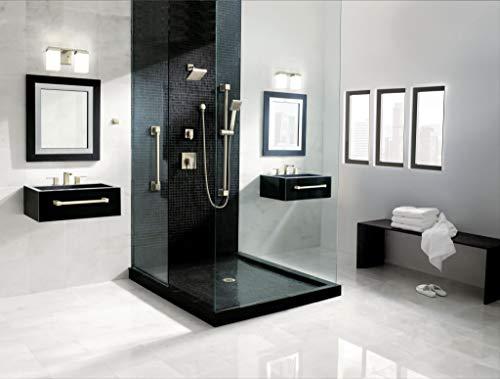 Moen Moen YB8824BN 90 Degree Modern 24-Inch Bathroom Single -Towel Bar, Brushed nickel