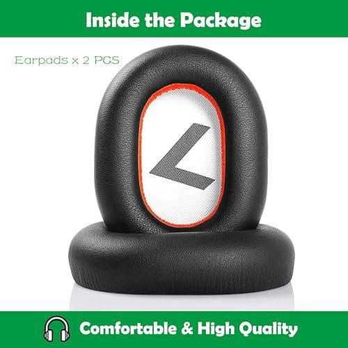 ACCOUTA Professional Replacement Earpads Cushions Compatible with Plantronics Voyager 8200 UC/Backbeat Pro2 Stereo Bluetooth Headphones Ear Pads with Softer Protein Leather/Memory Foam