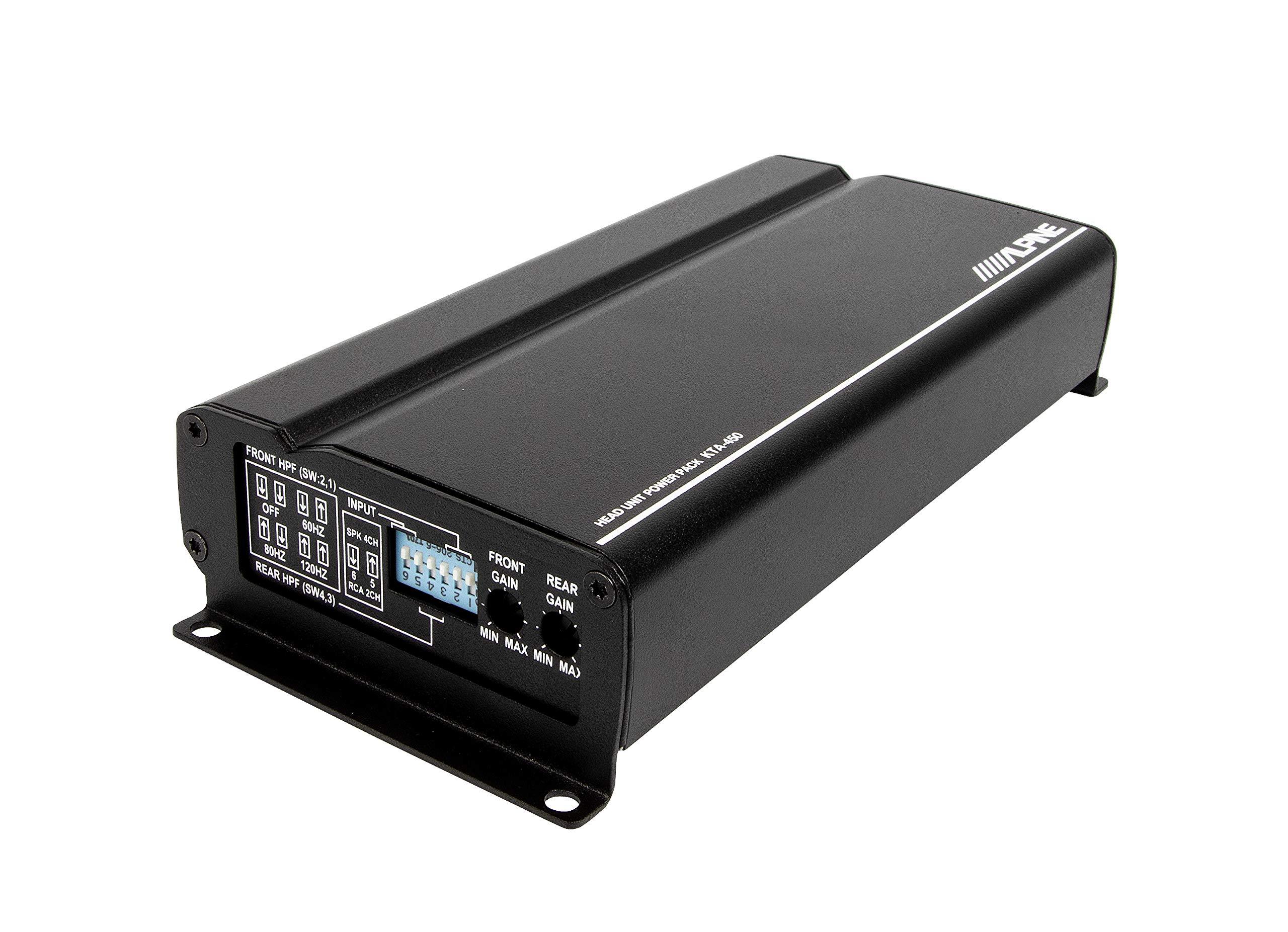 Alpine Alpine ILX-W650 7" Shallow-Chassis Multimedia Receiver and KTA-450 Compact 4-Channel Amplifier