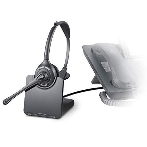 Poly (Plantronics + Polycom) Poly - CS510 Support Convertible Wireless Headset (Plantronics) - Over-the-Head One Ear/Monaural Headset - DECT 6.0 - Connects to Desk Phone - Telephone Headset