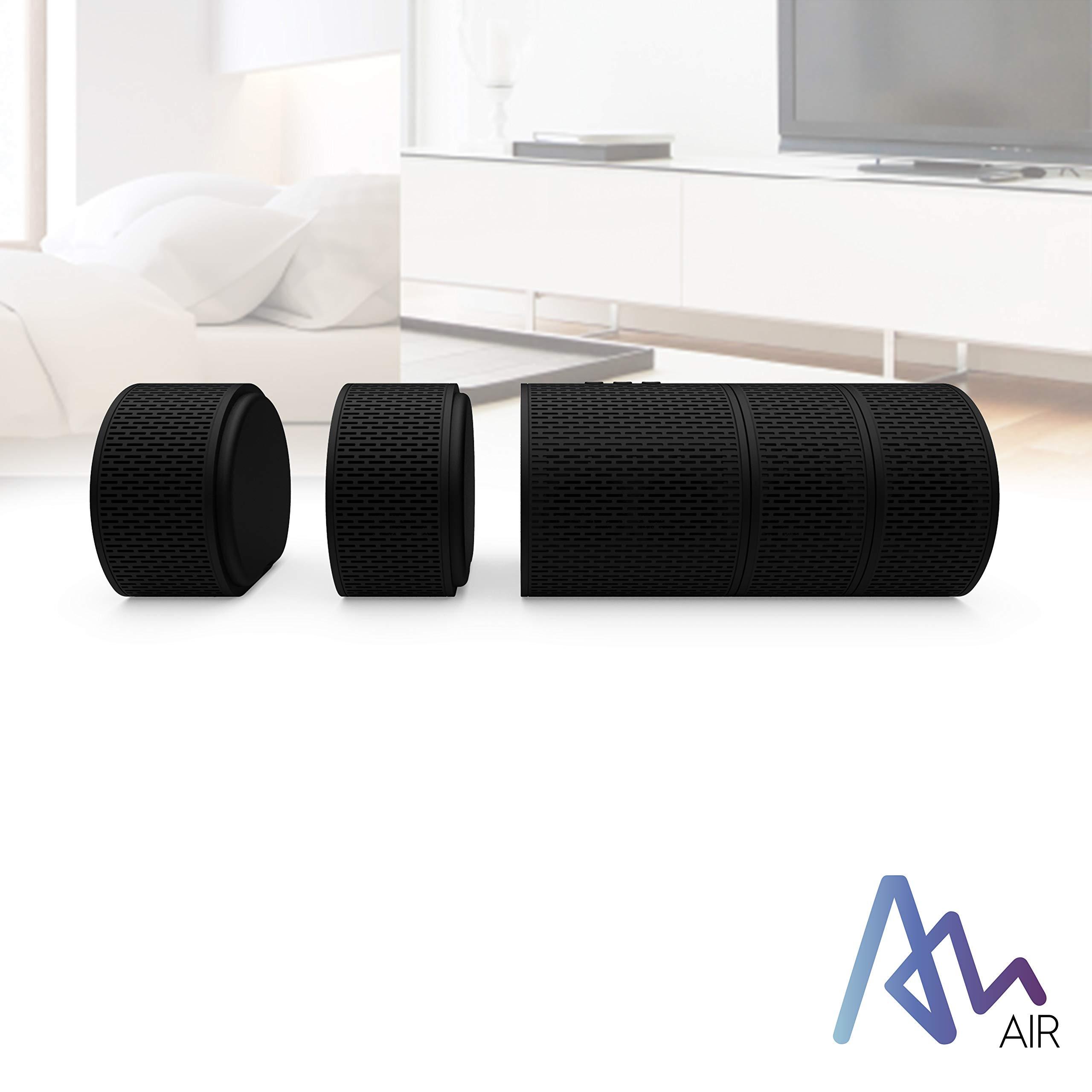 Hover-1 Air Audio The Worlds First Pull-Apart Wireless Bluetooth Speaker Portable Surround Sound and Multi-Room Use, Black