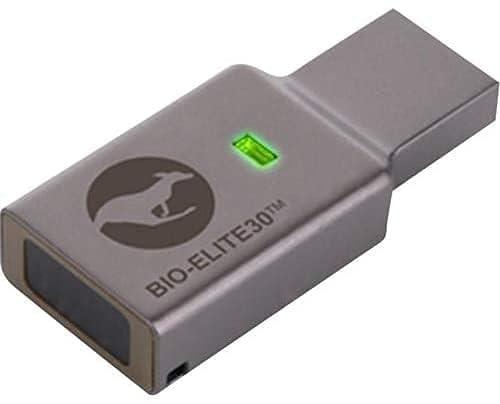 Kanguru Solutions Kanguru Defender Bio-Elite30 128 GB Hardware Encrypted USB Flash Drive Fingerprint - SuperSpeed USB 3.0