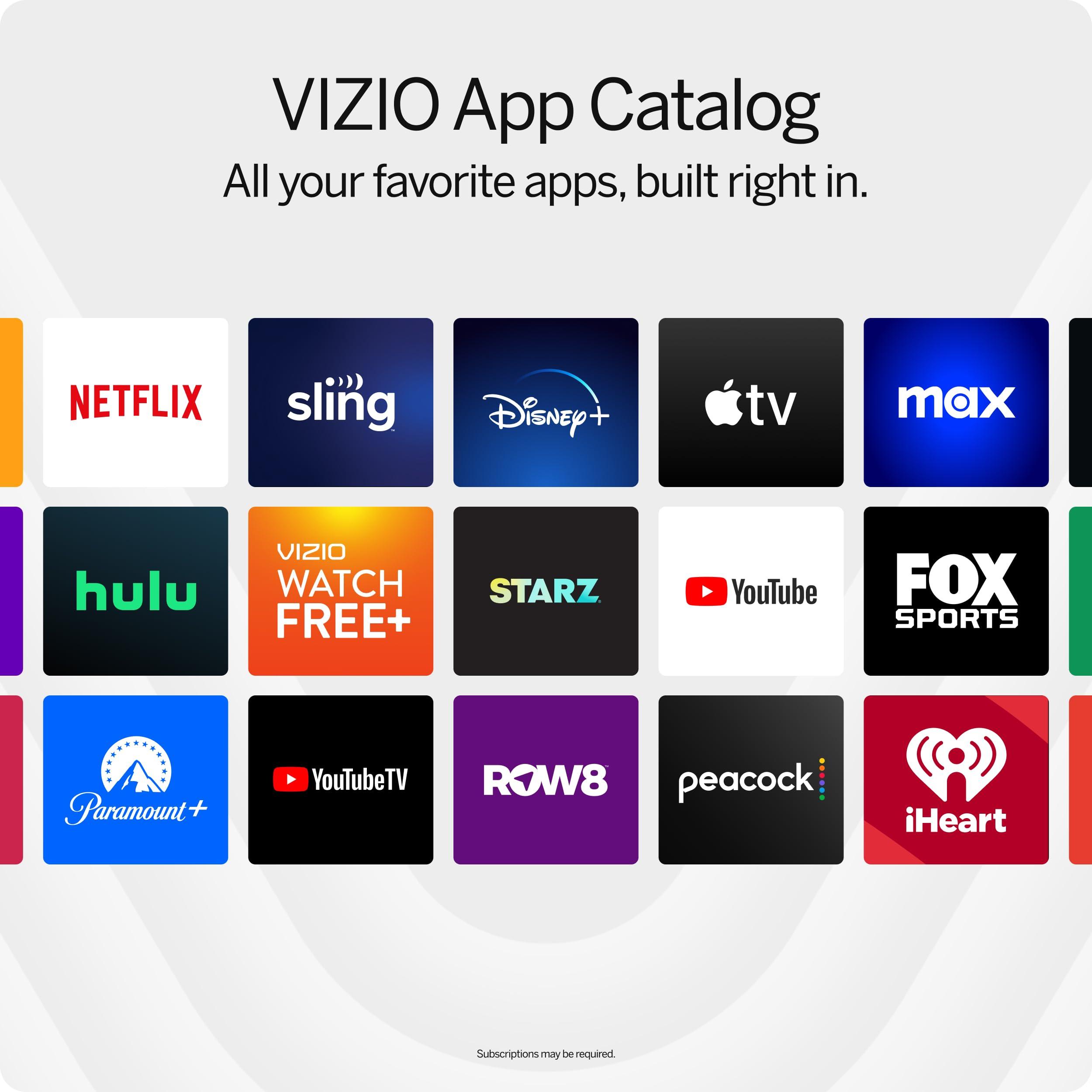 VIZIO VIZIO 65-inch Quantum 4K QLED Smart TV with Dolby Vision, 120FPS @ 1080p PC Gaming, WiFi 6, Bluetooth Headphone Capable, Apple AirPlay, Chromecast Built-in (New)- M65Q6-L4