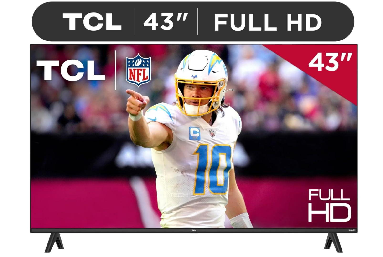 TCL TCL 43S310R 43" Class S Class (1080p) FHD LED Smart TV with Roku TV (Renewed)