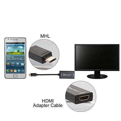 Syba IO Crest SY-ADA34002 Mobile High Definition to HDTV HDMI Adapter Cable Display Smartphone Contents