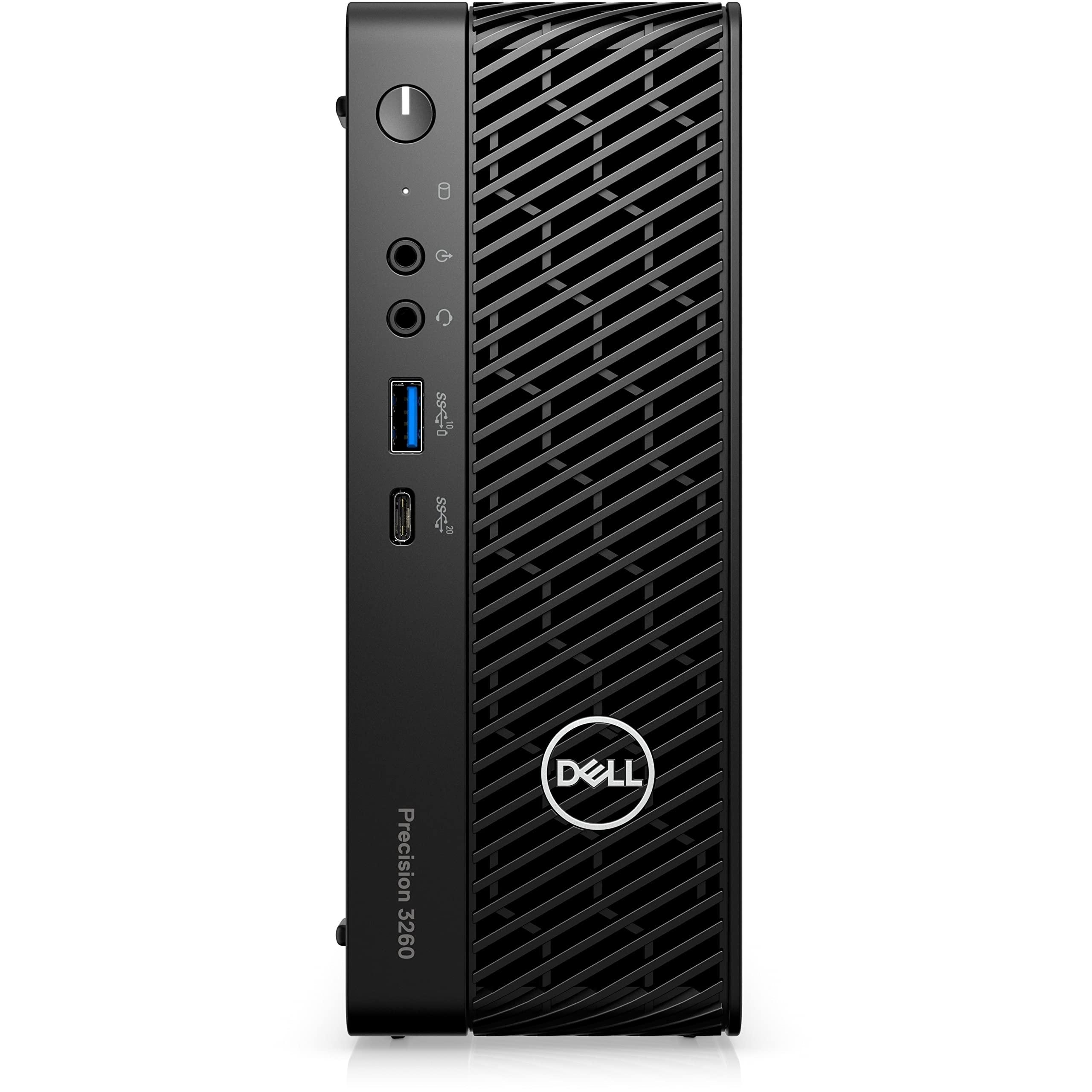 Dell Dell Precision 3000 3260 Workstation - Intel Core i5 Hexa-core (6 Core) i5-12500 12th Gen 3 GHz - 16 GB DDR5 SDRAM RAM - 512 GB SSD - Ultra Small - Black