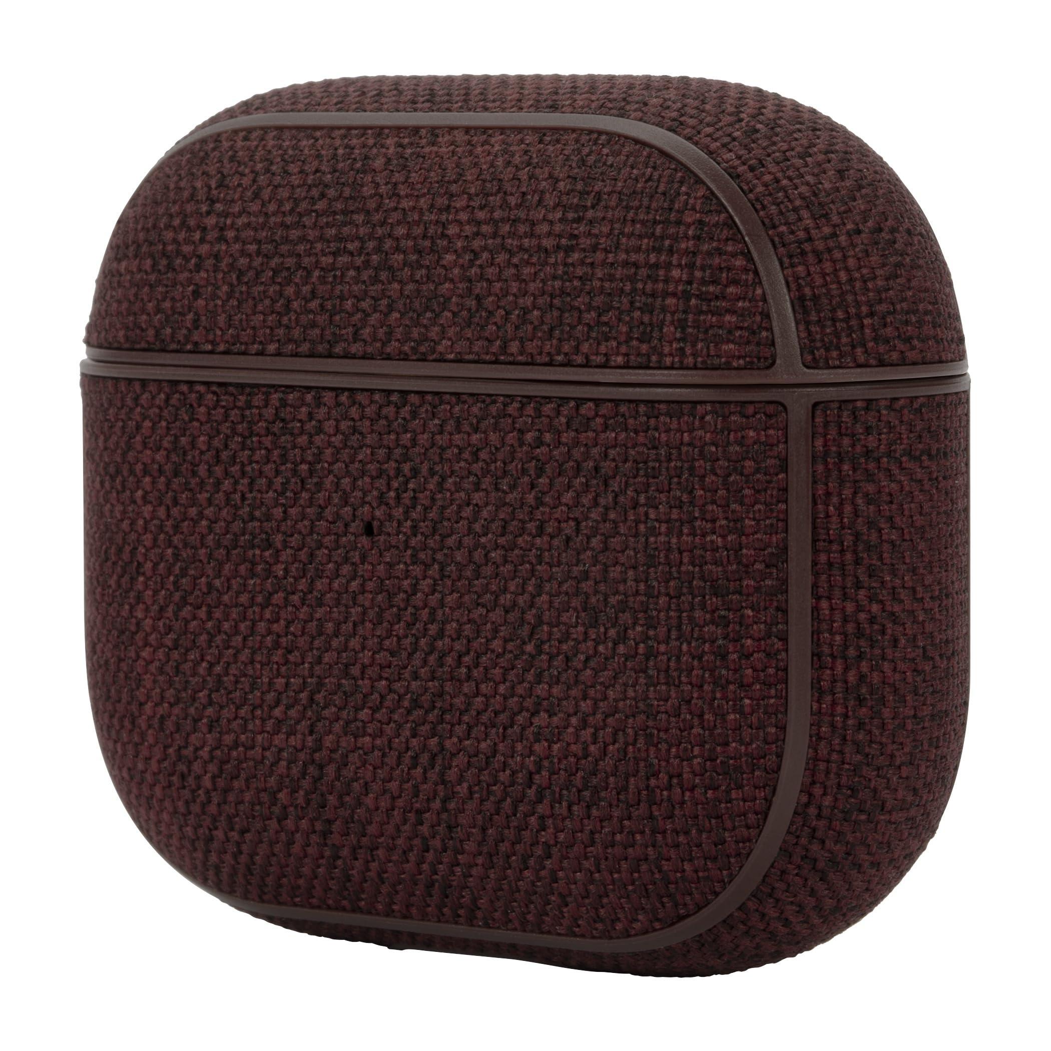Incase Incase Airpods Case in Woolenex - Airpod 3rd Gen Case - Durable, Lightweight and Protective Cover with Premium Fabric, Scratch-Resistant Design, and Precision Fit for Everyday Use - Deep Red