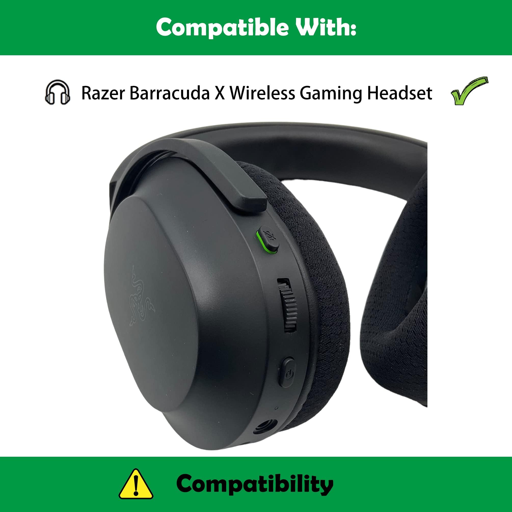 ACCOUTA ACCOUTA Prime Replacement Earpads Cushions Compatible with Razer Barracuda X Wireless Gaming Headset Ear Pads with Softer Protein Leather/Memory Foam