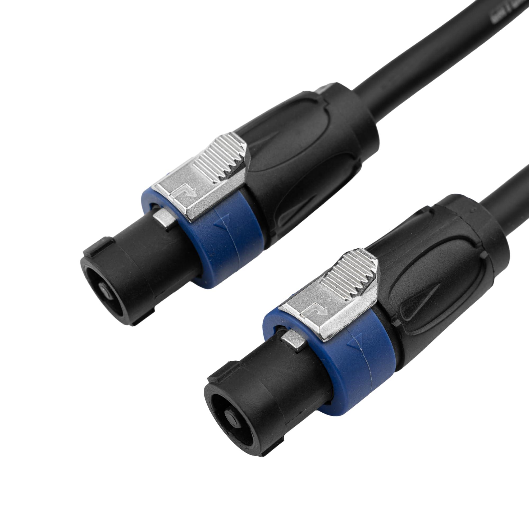 Gator Cableworks By Gator Cases Composer Series Deluxe 50 Foot Twist Lock Connector to Twist Lock Connector Speaker Cable; (GCWC-SPK-50-2TL)