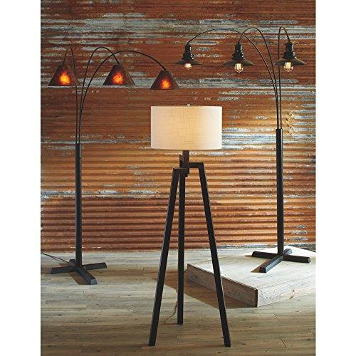 Signature Design by Ashley Signature Design by Ashley Sheriel Industrial Metal Arc Lamp with Adjustable Neck, Black