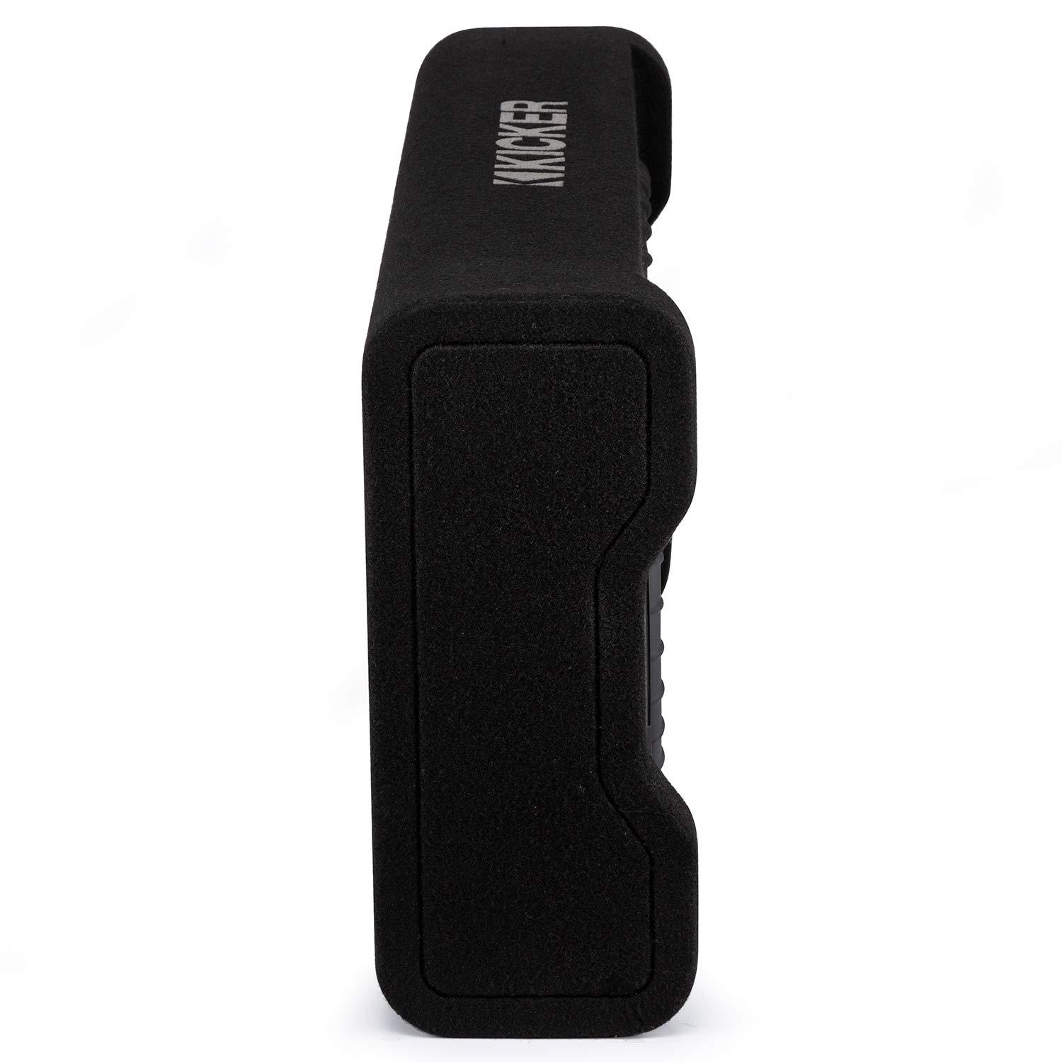 KICKER KICKER TRTP 12-inch (30cm) Thin Down Firing Subwoofer and Passive Radiator Enclosure, 2-Ohm, RoHS Compliant (Renewed)