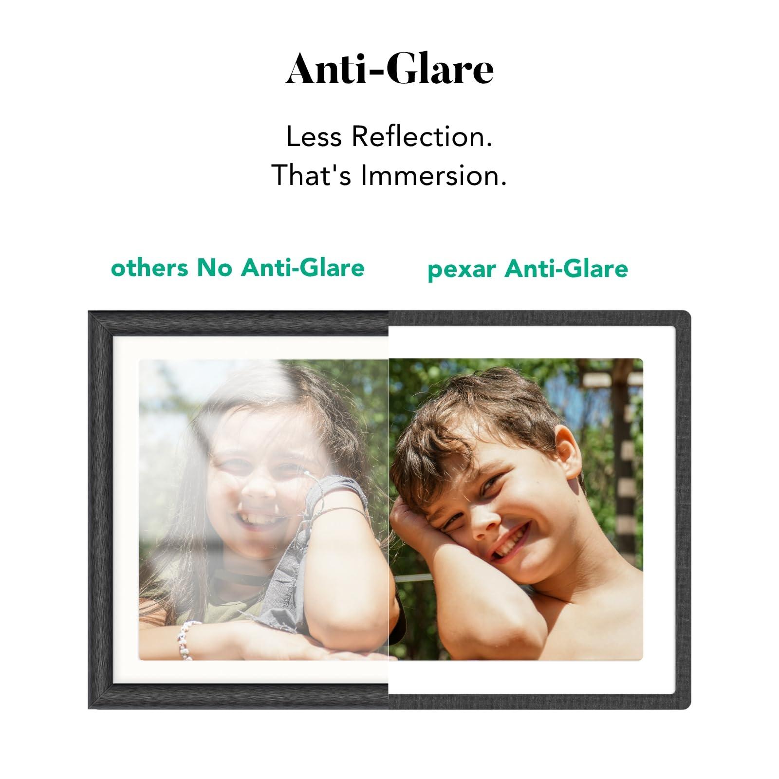 pexar pexar by Lexar Digital Picture Frame, 2K Resolution Ultimate Clarity, 11\'\' Anti-Glare Touch Screen Stunning Under Lighting, WiFi Photo Frame 32GB for Home Decor, Gifting, Share Photos/Videos via APP