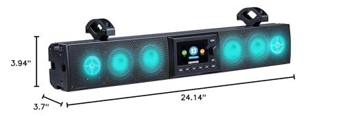 Memphis Memphis Audio MXSB24V3 24 soundbar with a Full Color Screen with a Video Input
