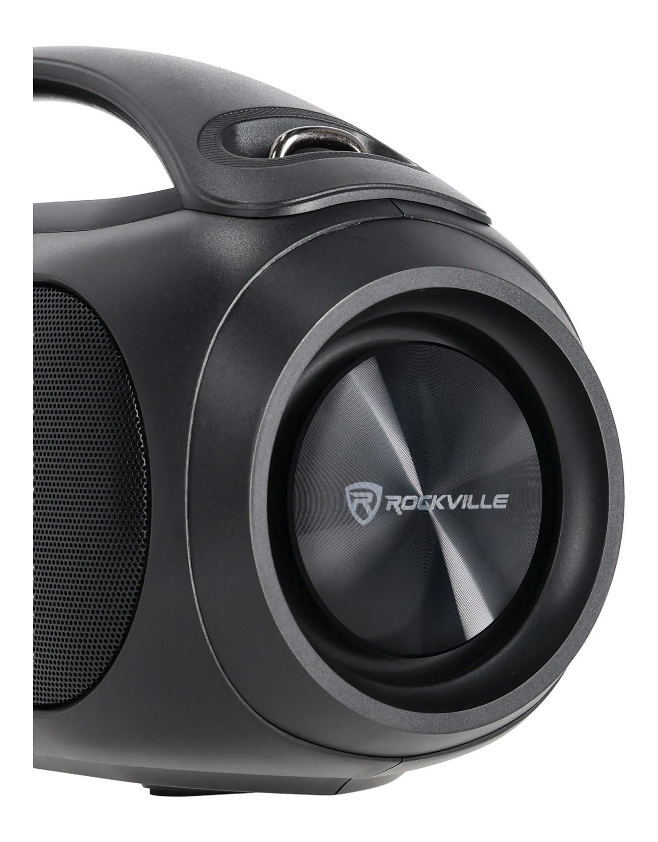 Rockville Rockville GO Party MAX BASS Large Portable LED Bluetooth Speaker w/Wireless Link