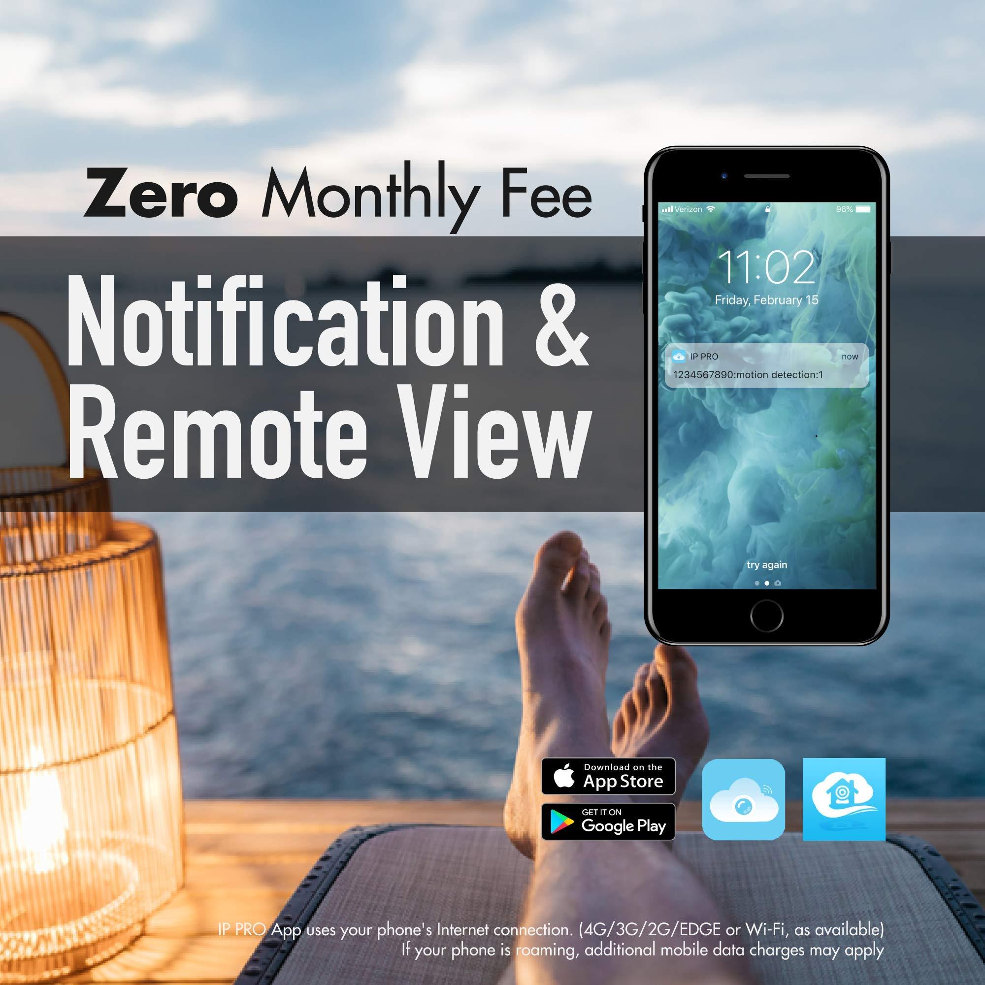 Crystal Vision Technology (2023 Upgraded Ver.) [8CH] Crystal Vision CVT808N-40WB 3 Mega Pixel Wireless Surveillance System NVR CCTV w/ 2TB HDD, Camera Auto Pair w/WiFi