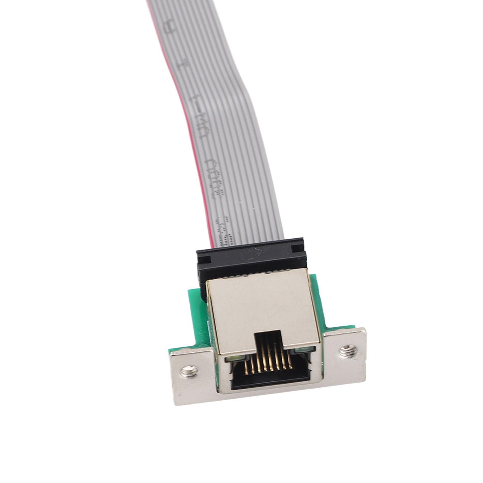 Diyeeni Gigabit M.2 M Key Ethernet Network Expansion Card, Single Port 2.5G M.2 A E Server NIC, RTL8111H Industrial Control Equipment Network Card, Straight Pin