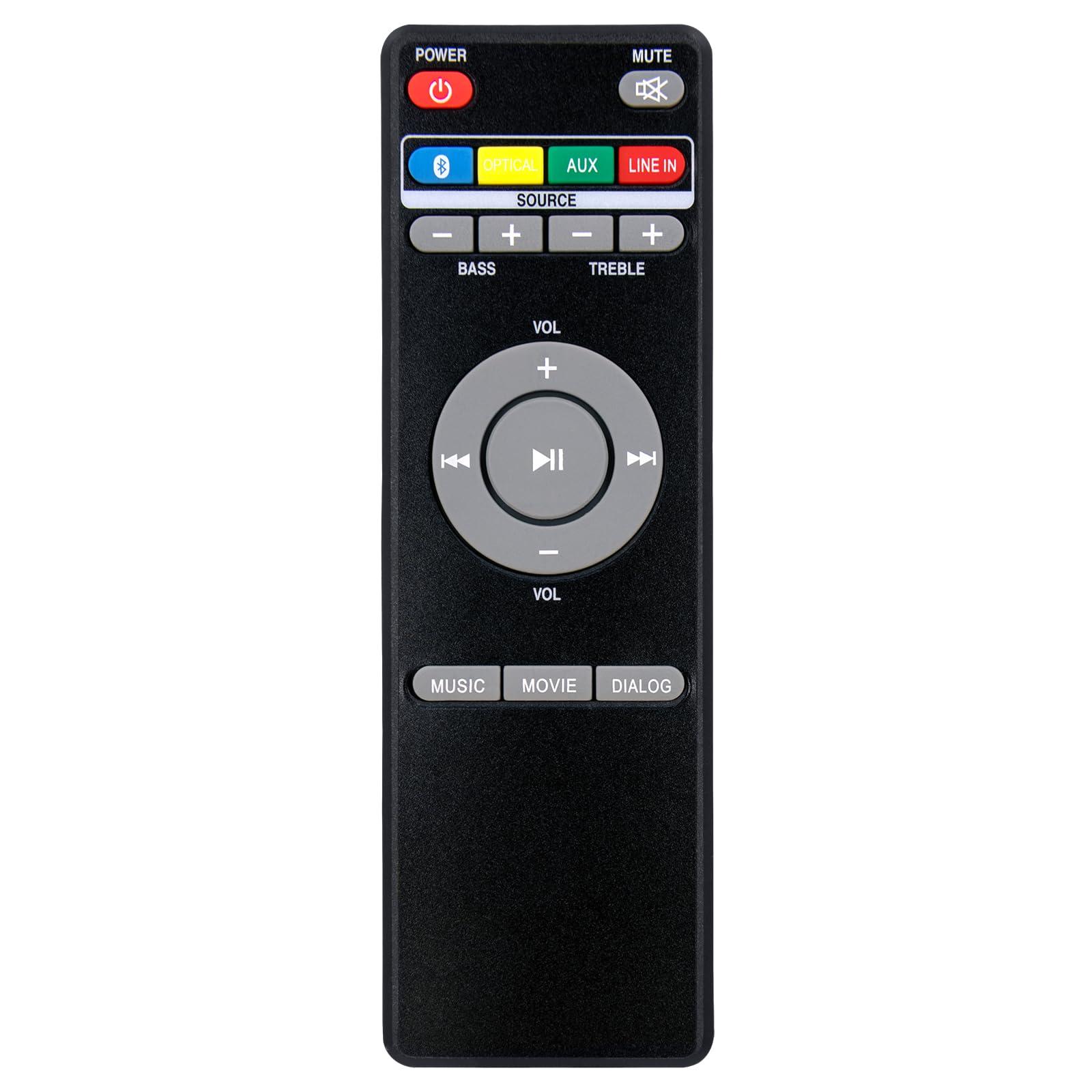 XINJISHIMIN Replacement Remote Control for iLive Speaker Soundbar REM-ITB295 REM-ITB474 REM-ITB295 ITBSW421 REM-ITBSW421 (with Mounting Bracket)