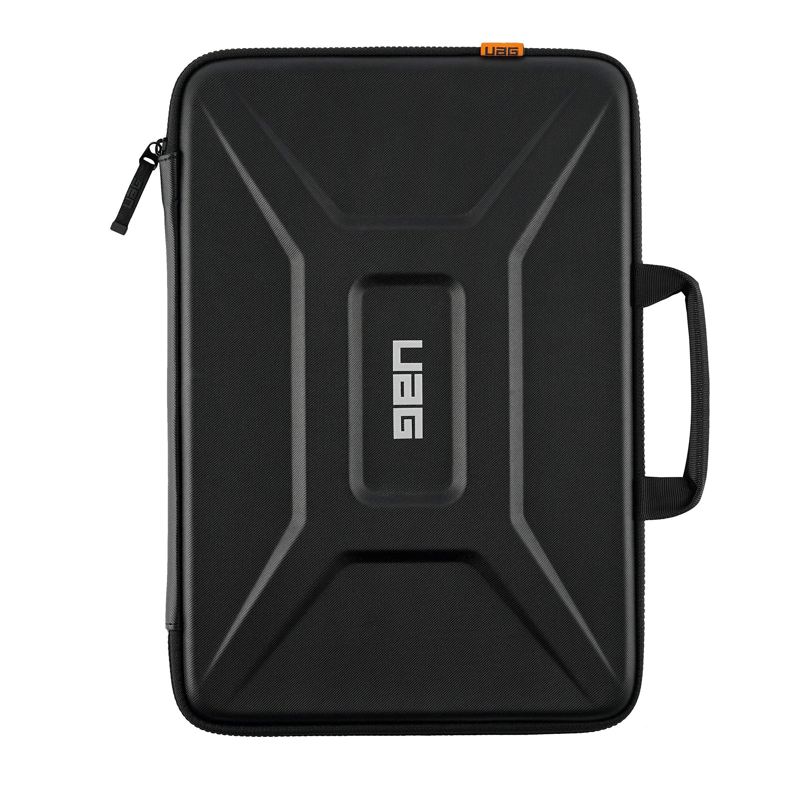 URBAN ARMOR GEAR URBAN ARMOR GEAR UAG Medium Sleeve with Carrying Handle for 11-13\" Devices Rugged Tactile Grip Weatherproof Protective Slim Secure Laptop/Tablet Sleeve, Black