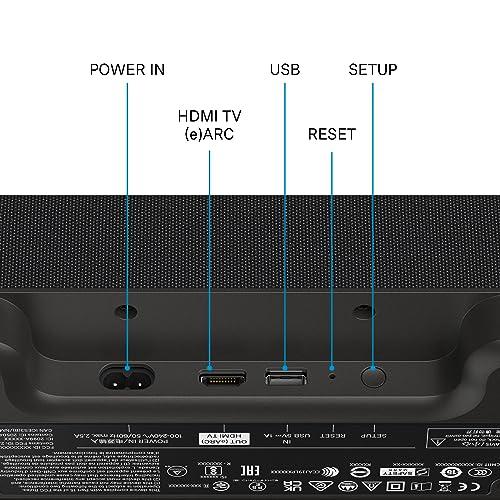 Sennheiser Sennheiser AMBEO Soundbar Mini - Immersive 3D Audio for TV, Movies, and Music - Compact Device with Powerful Adaptive Features, Multiple Connectivity and Intuitive Usage