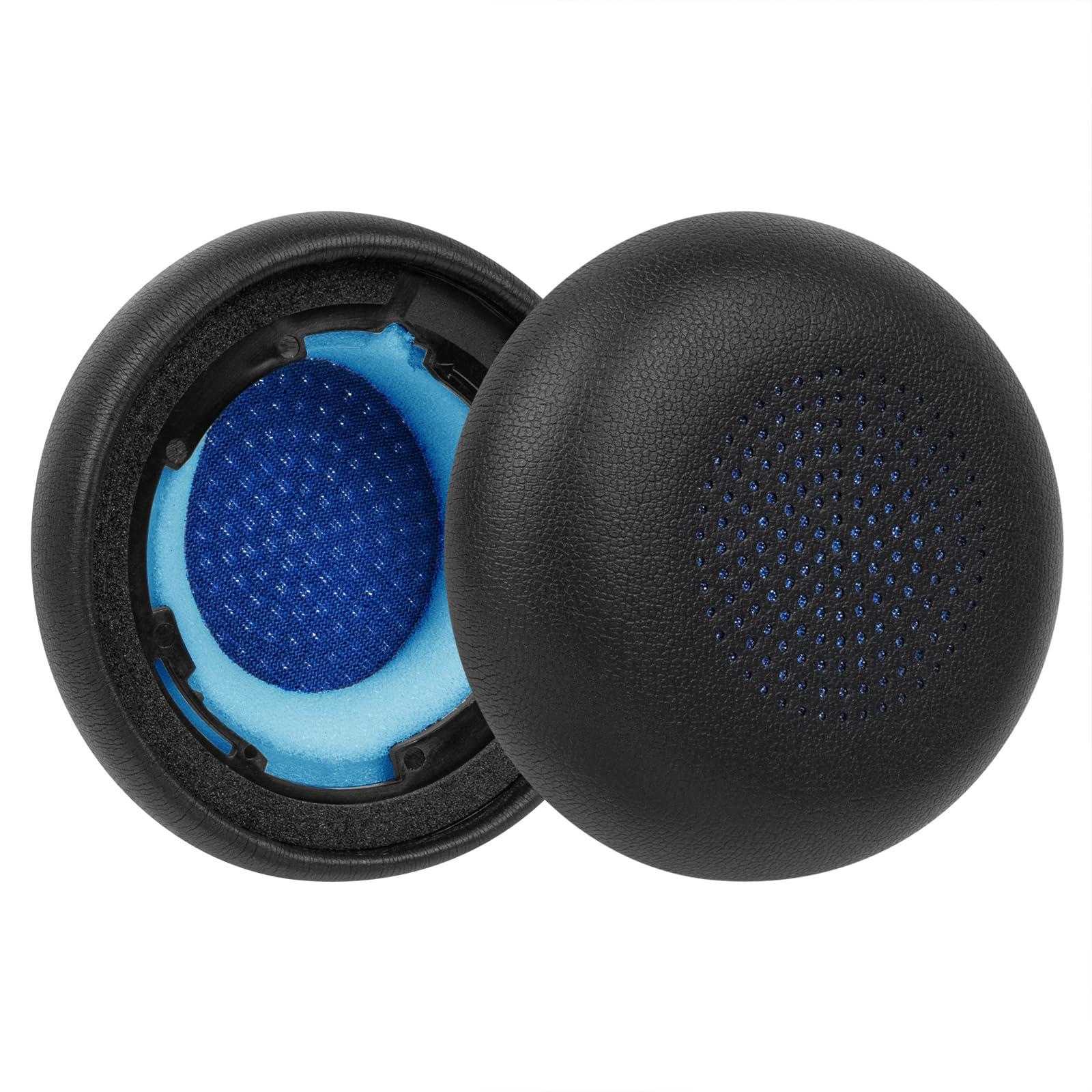 GEEKRIA Geekria QuickFit Replacement Ear Pads Compatible with Anker Powerconf H700, H500 Headphones, Ear Cushions (Black)