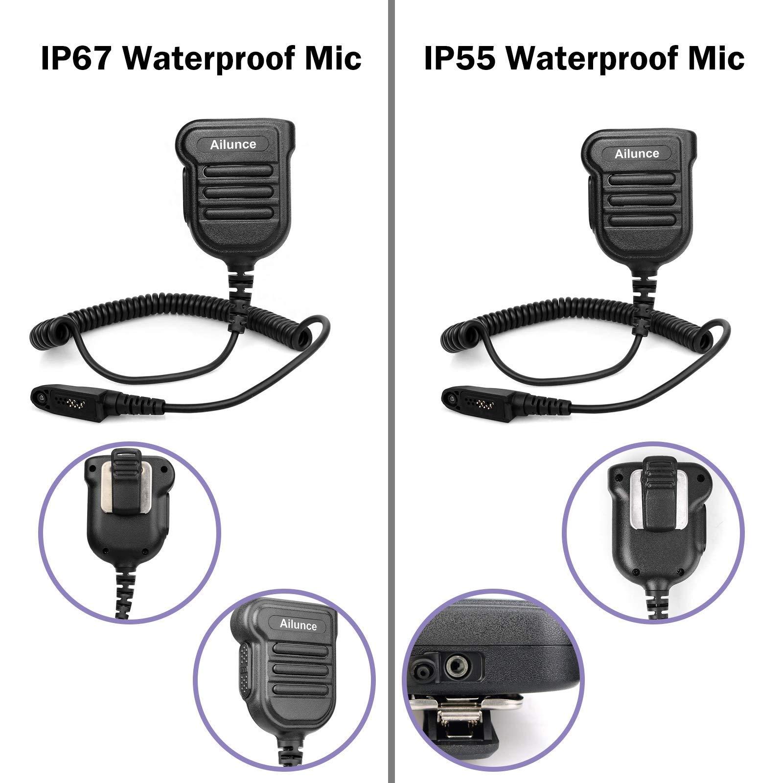 Retevis Retevis RT29 2 Way Radios Long Range 6 Pack with Waterproof Mic, Heavy Duty Two Way Radios, Long Distance Walkie Talkies Adults,3200 mAh VOX Emergency Alarm for Warehouse Construction