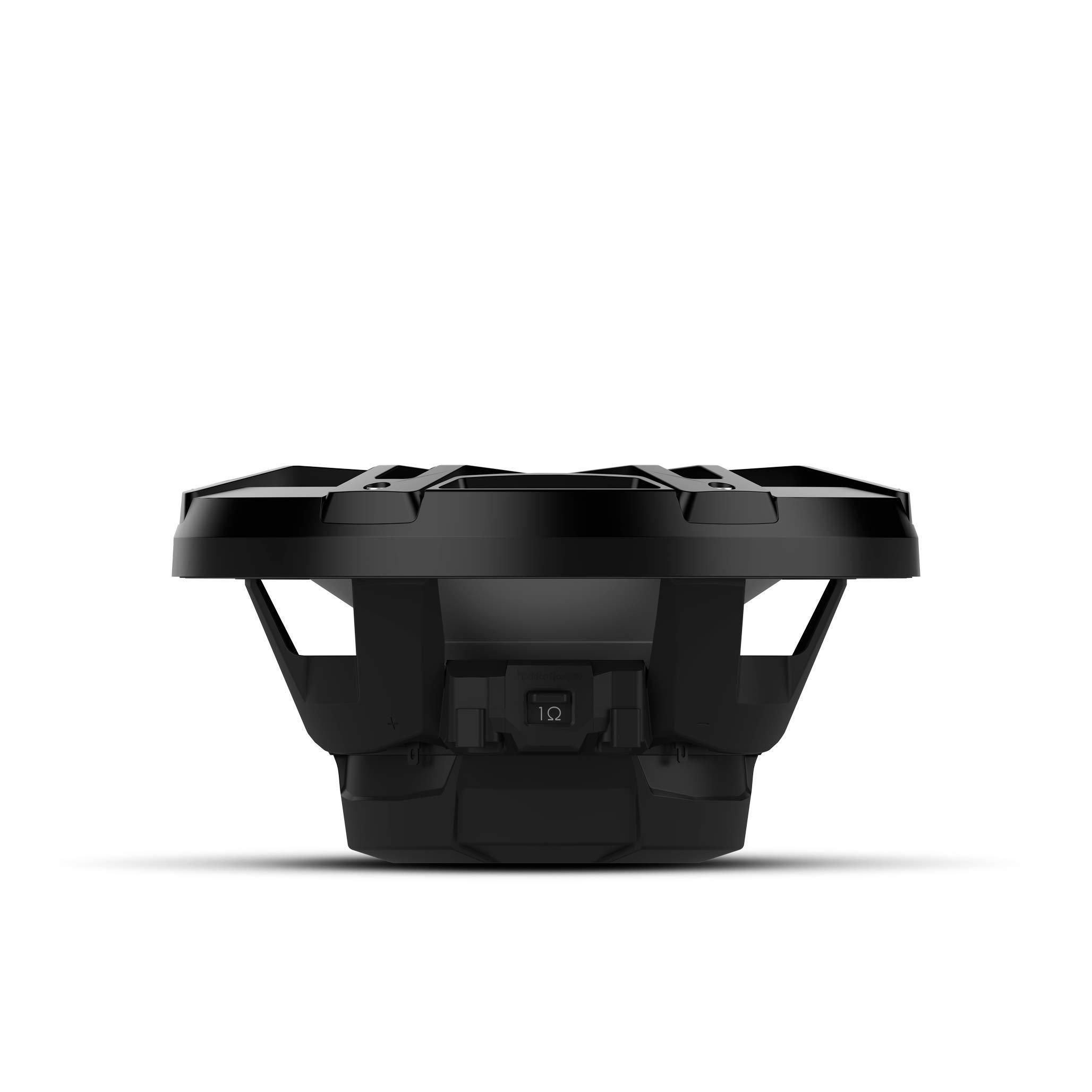 Rockford Fosgate Rockford Fosgate M1D2-10B Color Optix 10\" DVC 2-Ohm Multicolor LED Lighted Marine Subwoofer - Black