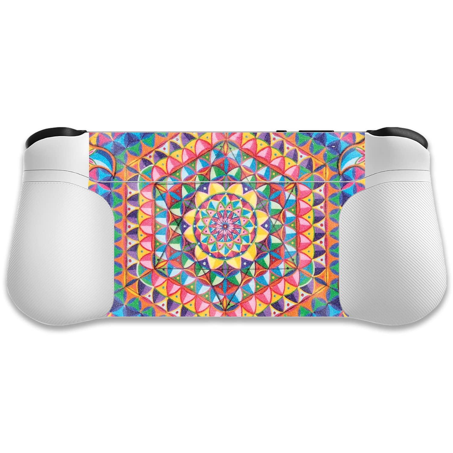MIGHTY SKINS MightySkins Glossy Glitter Skin Compatible with Logitech G Cloud Gaming Handheld - Rainbow Kaleidoscope | Protective, Durable High-Gloss Glitter Finish | Easy to Apply | Made in The USA