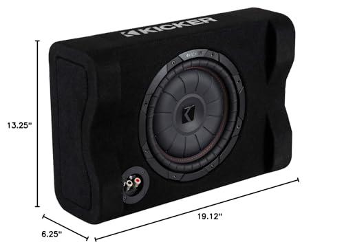 KICKER Kicker 48CVTDF102 CVTDF 10\" Subwoofer in Down Firing Enclosure, 2-Ohm