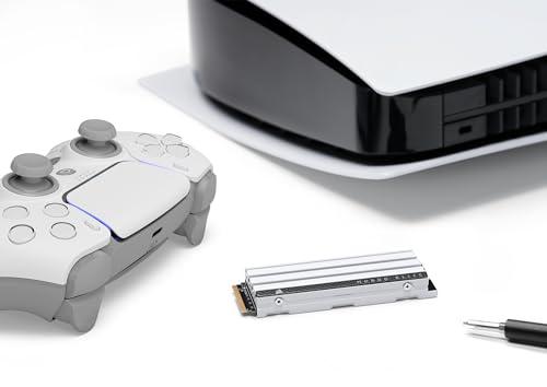 Corsair Corsair MP600 Elite 2TB M.2 PCIe Gen4 x4 NVMe SSD Optimized for PS5 Included Heatsink M.2 2280 Up to 7,000MB/sec Sequential Read High-Density 3D TLC NAND White