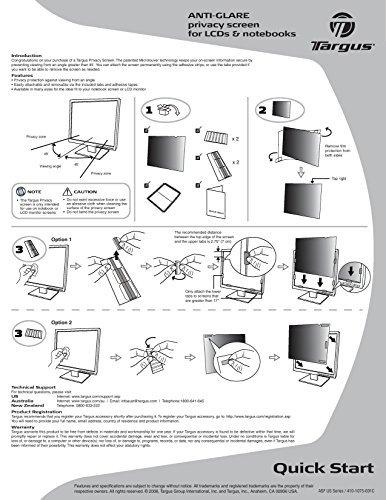 Targus Targus - 15.6 4Vu Widescreen Laptop Privacy Screen