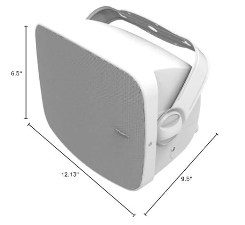 Klipsch Klipsch RSM-525 Indoor/Outdoor Speaker, White (Pair) - Two-Way All-Weather Loudspeakers - 5.25\" IMG Woofer & 1\" Titanium Dome Tweeter