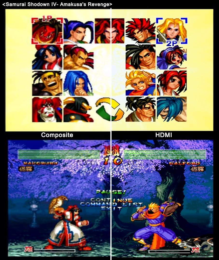 KUSTOMAZING HD Link HDMI Cable for PlayStation 2 & for PlayStation 1 Console, for PS1/PS2 to HDMI Adapter Improved Video Quality, HD Converter with 4:3/16:9 Switch HDCABLEPS2-02