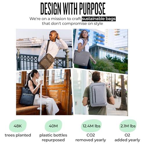 Solo New York Solo New York Re:Focus Laptop/Tablet Sleeve, Made from Recycled Materials, Gray, Fits up to 13.3\"