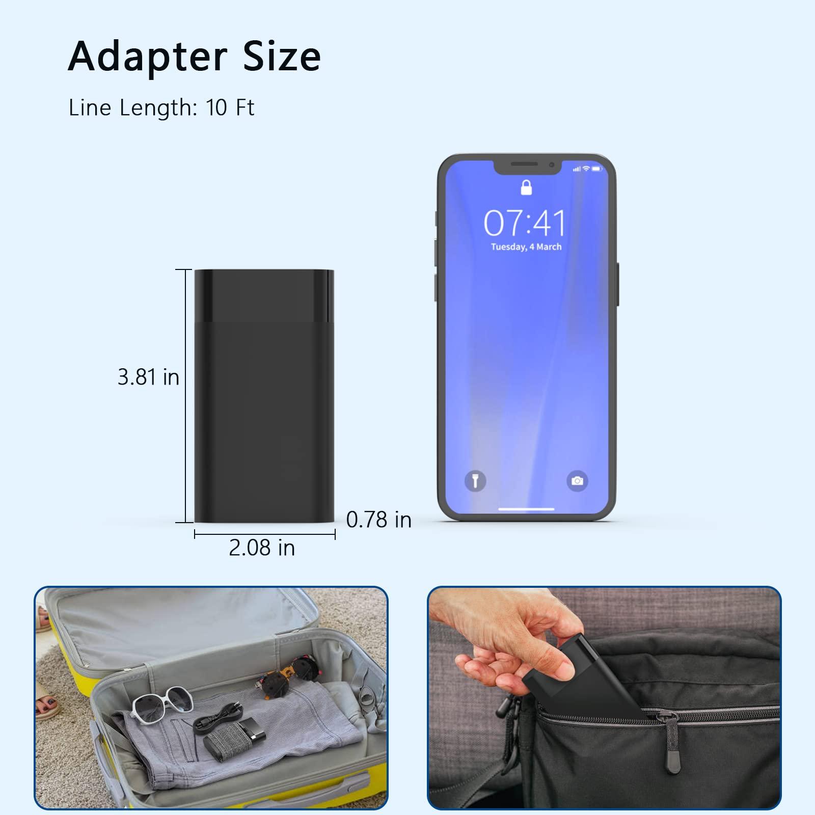 Nivjuky New Slim HP 65W USB C Charger, Compatible with HP EliteBook 830 840 845 865 640 650 1040 G8 G10, Envy x360 15, ZBook, Spectre ProBook Chromebook X360 Elite x2 Power Adapter Supply Cord