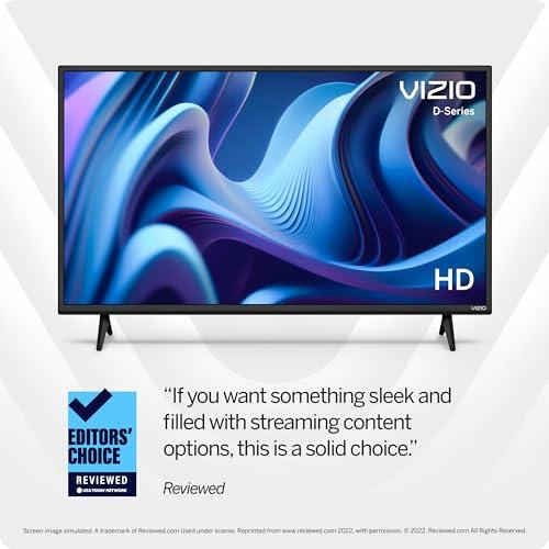 VIZIO VIZIO 32 inch D-Series HD 720p Smart TV with Apple AirPlay and Chromecast Built-in, Alexa Compatibility, D32h-J, 2022 Model