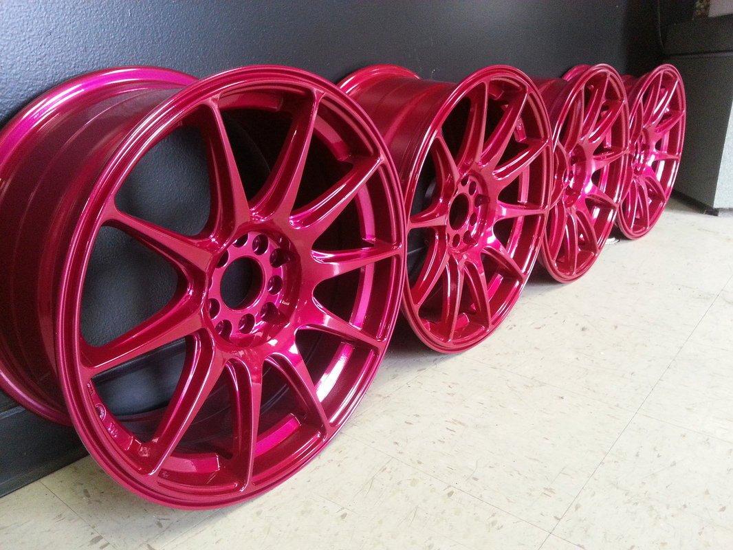 The Powder Coat Store Candy Raspberry Pink Powder Coating Paint 1 LB