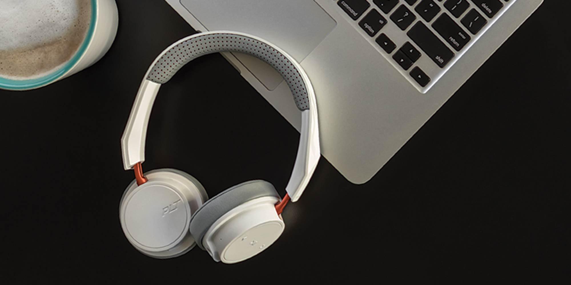 Plantronics Plantronics BackBeat 500 Wireless Bluetooth Headphones - Lightweight Memory Foam Headband and Earcups - Compatible with iPhone, iPad, Android, and Other Smart Devices - White