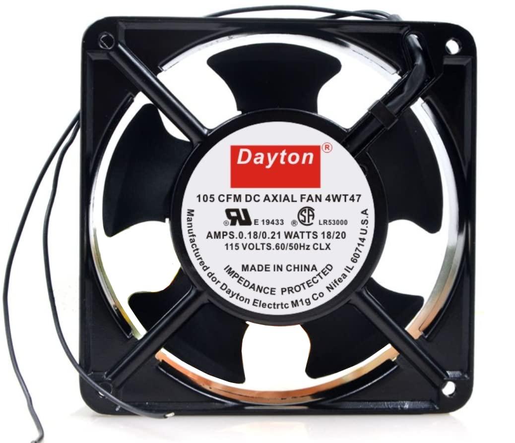 Kenneth Collison Cooling Fan 115V 120mm 12038 for 4WT47 0.18/0.21A 105CFM 18/20W 120x120X38mm Fan