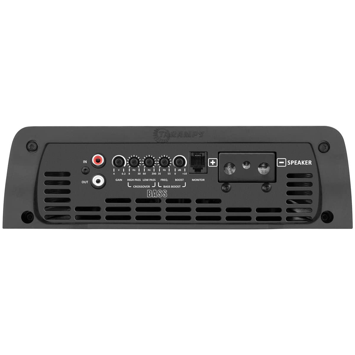 Taramp's Taramps Smart 5 Bass Amplifier 0.5 to 2 Ohms 5000 Watts RMS, Multi Impedance, 1 Channel, High Power Class D, Monoblock, Great for Subwoofers, Smart 5k