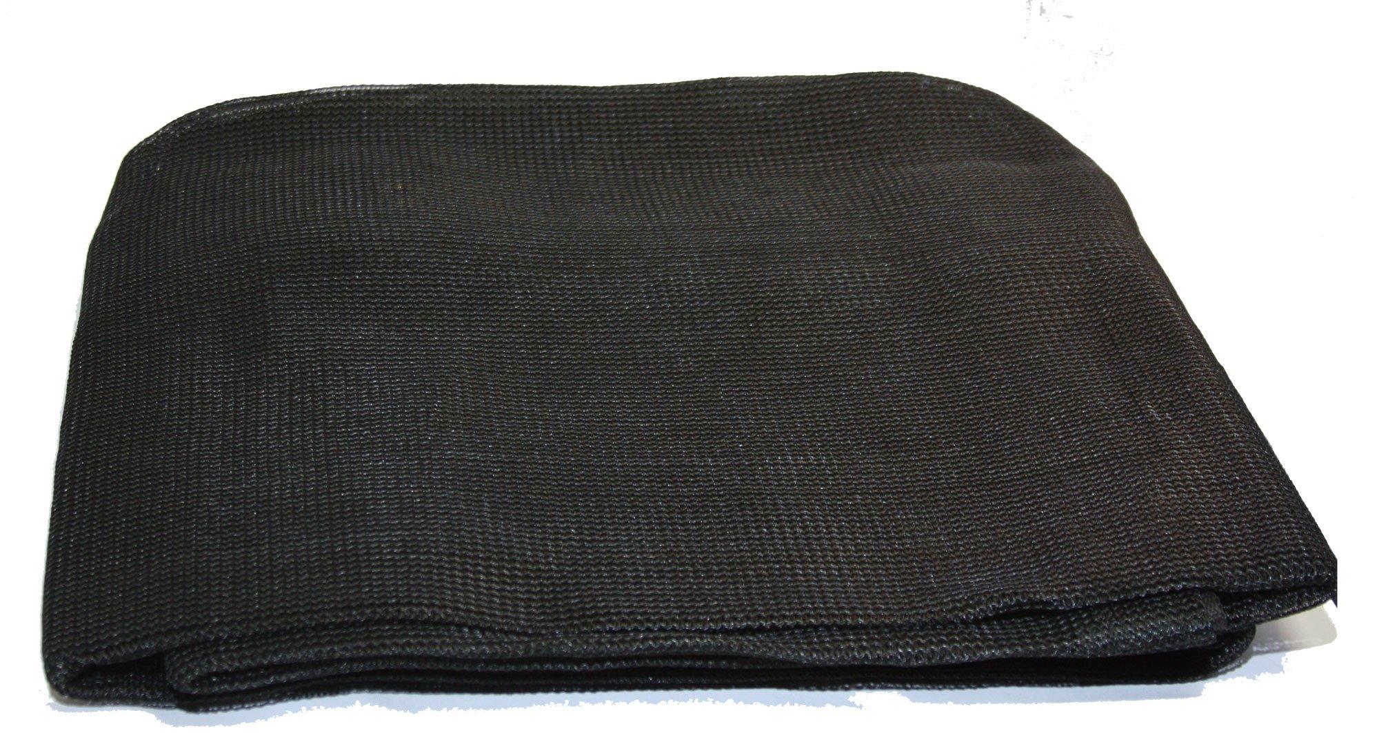 Mytee Products Mytee Products 12\'x16\' Black 70% Shade Mesh Tarp for Outdoor w/Grommets - 6 Oz Extra Durable Heavy Duty Mesh Tarps for Dump Truck, Rolloff Trucks - Mesh Shade Net Cloth for Sun, Plant, Patio
