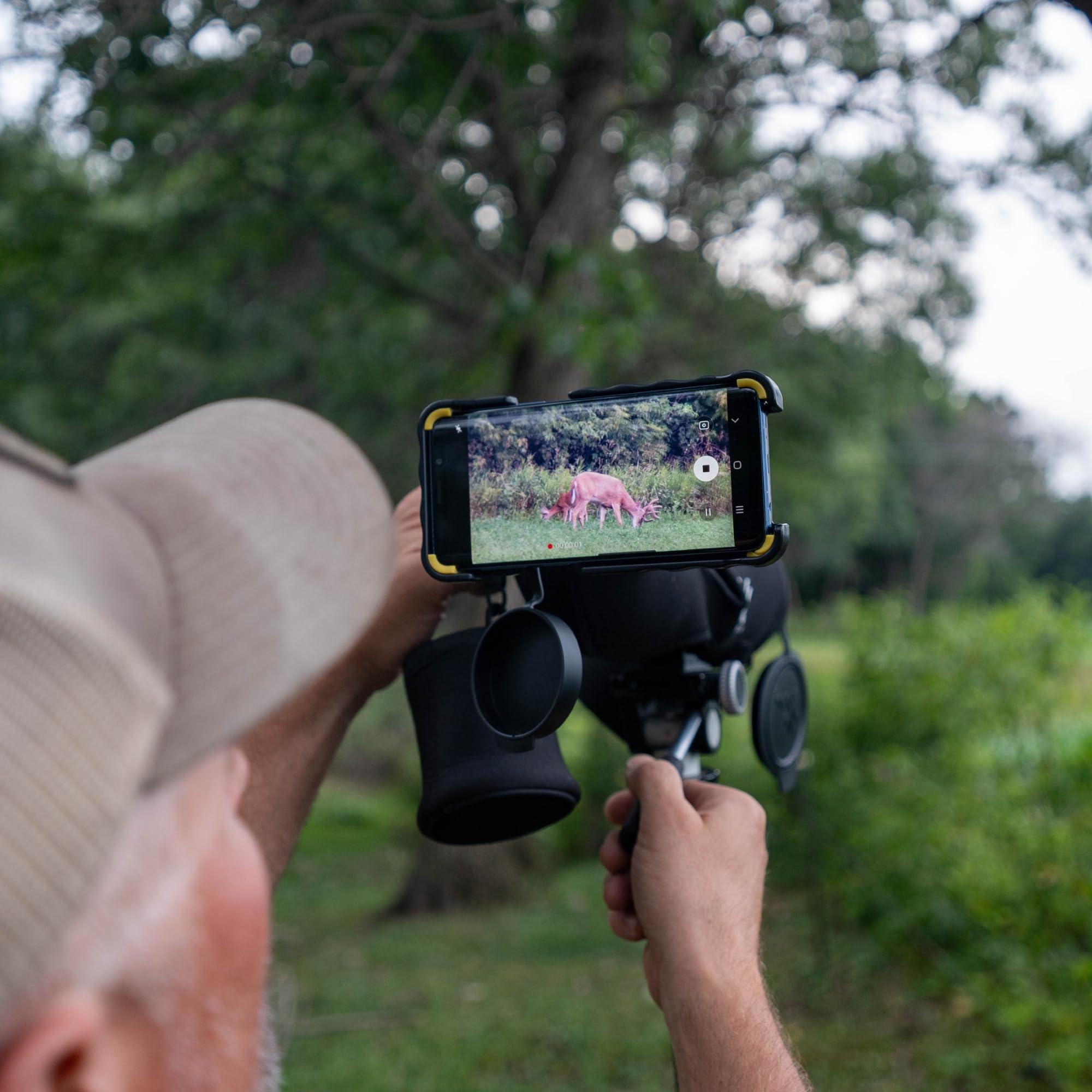 Phone Skope Phone Skope Complete Digiscoping Kit: Ideal Scope Camera for Hunting/Birding/Stargazing - Phone Scope Adapter Kit Includes Phone Scope Mount Case, Eyepiece Adapter, Lens Cloth - Fits Most Smartphones