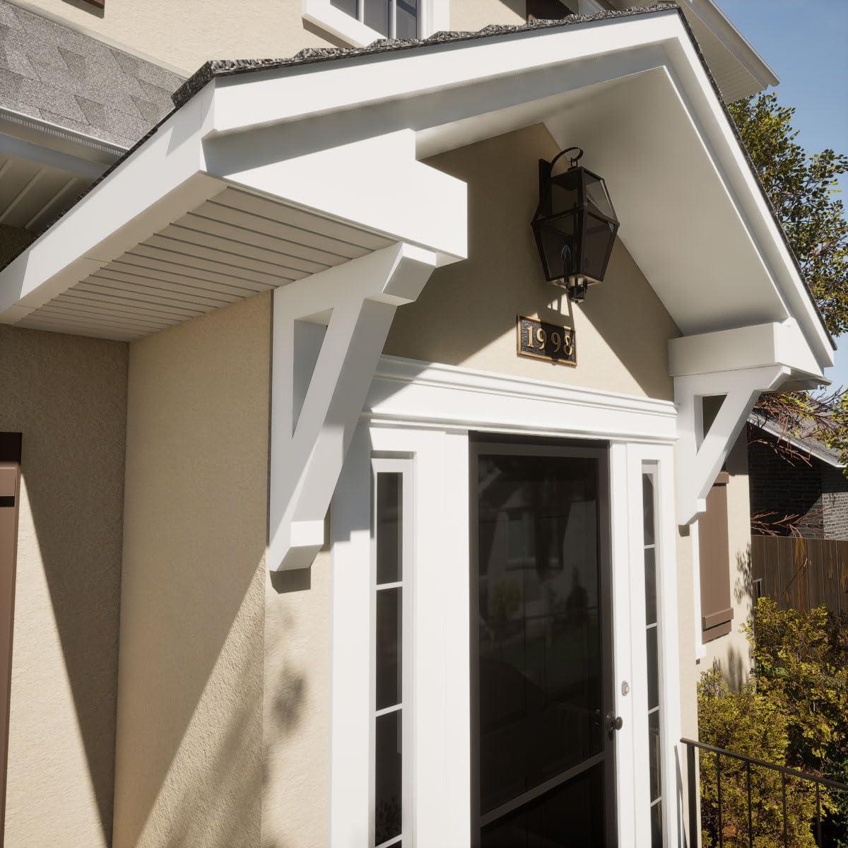 Ekena Millwork Ekena Millwork BKT04X16X24TRA06SDF Traditional Slat Bracket, 16\"D x 24\"H, Rough Sawn Douglas Fir