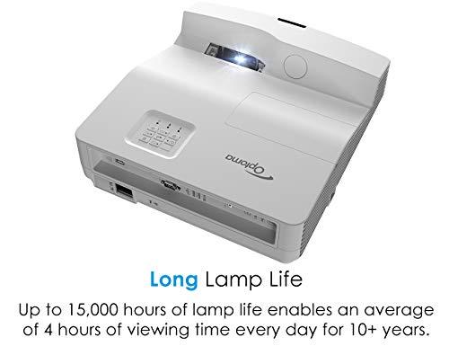 Optoma Optoma GT5600 Ultra Short Throw Gaming and Movie Projector, 3600 Lumens for Ambient Lighting, Easy Setup with Auto Keystone, 100-in Image from Only a Few Inches Away